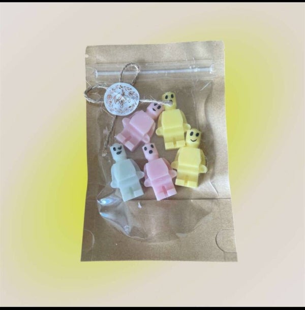 lot 5 personnages Lego - 20 gr