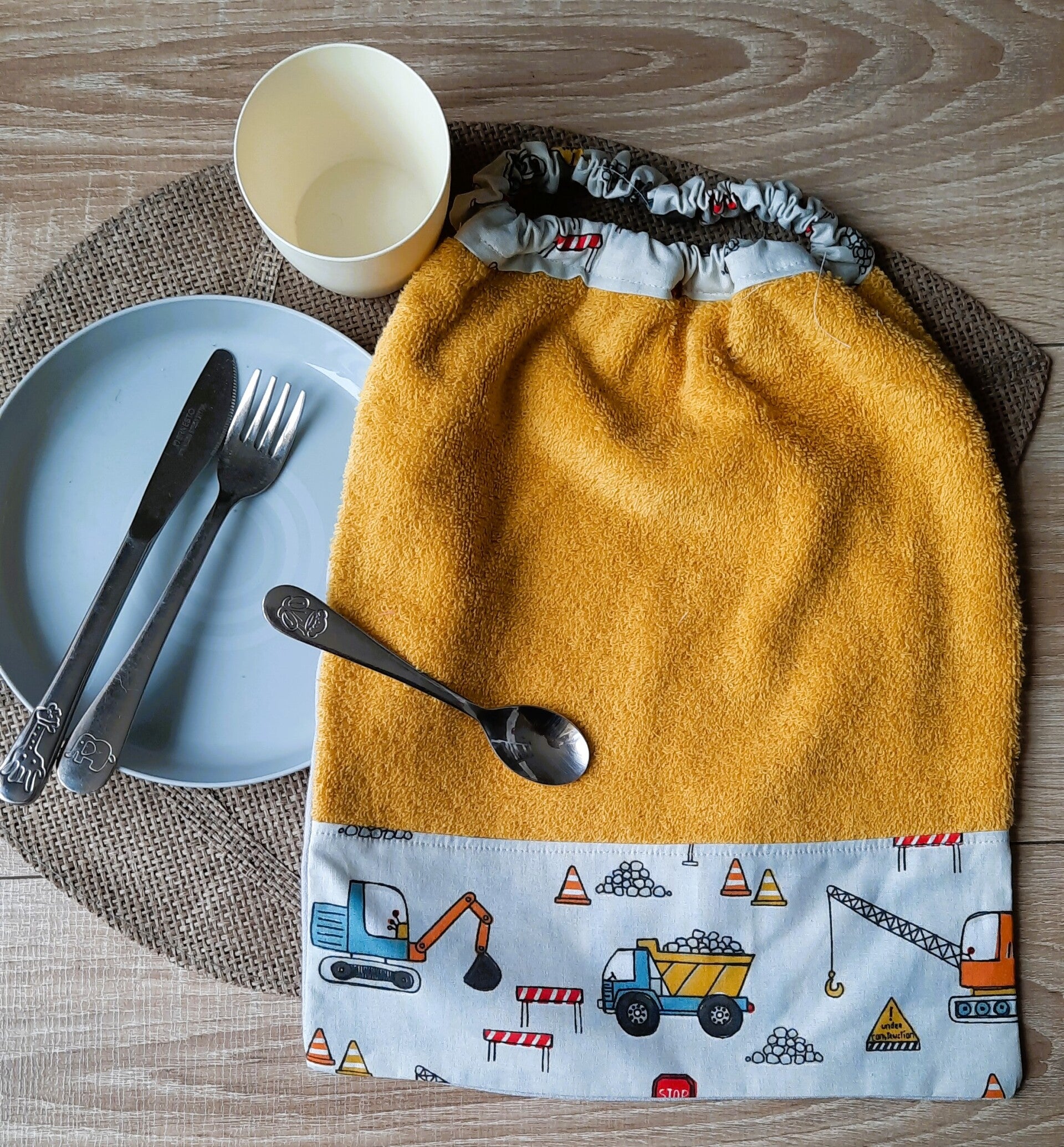 Serviette enfant élastique