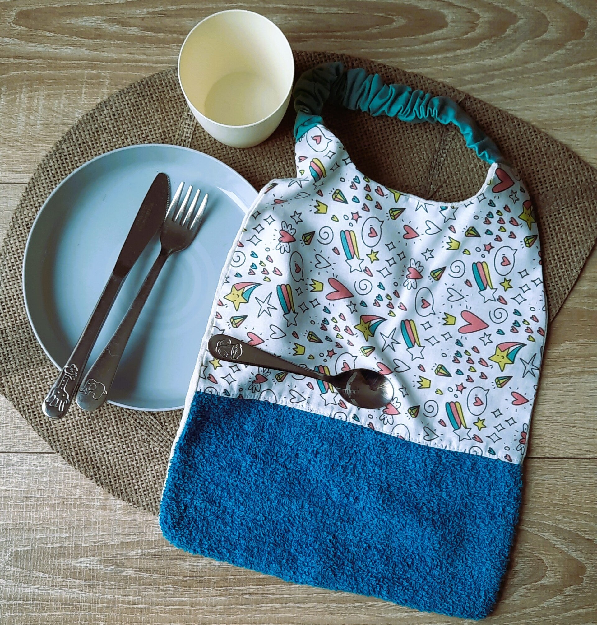 Serviette enfant élastique