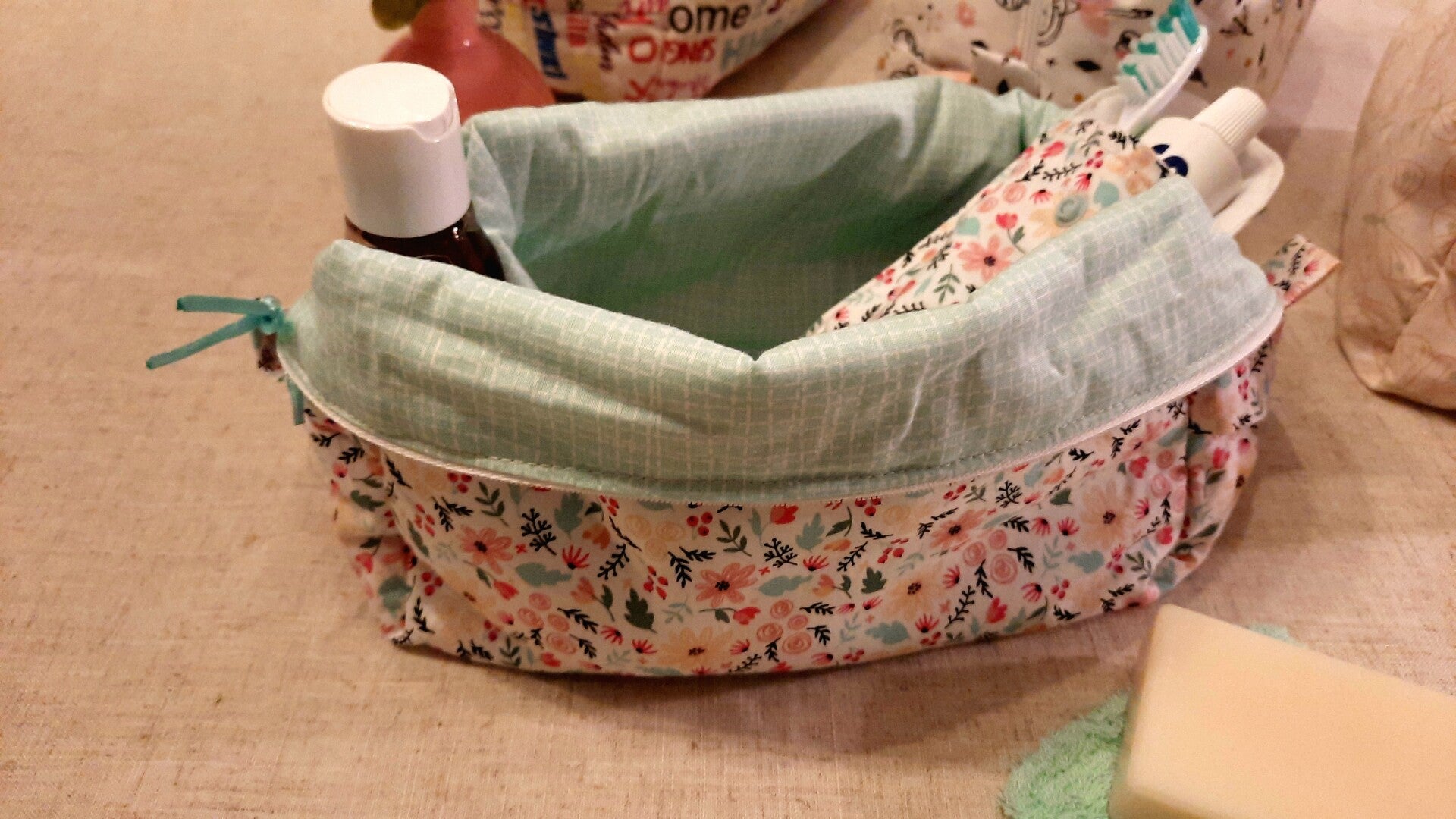 Trousse de toilette - Fleurie