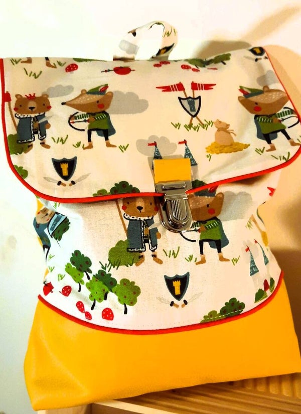 Sac à dos - Robin des bois / jaune