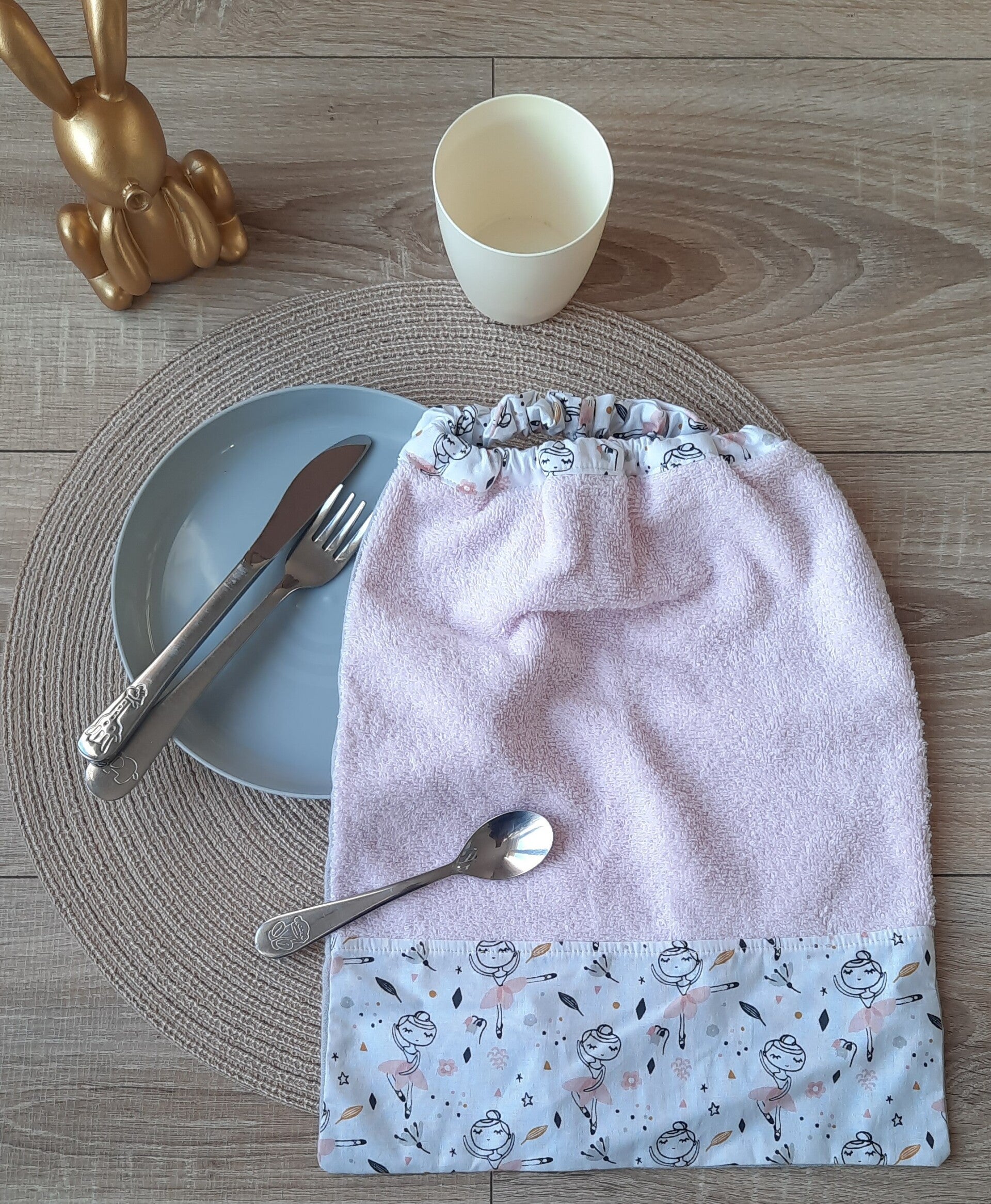 Serviette enfant élastique