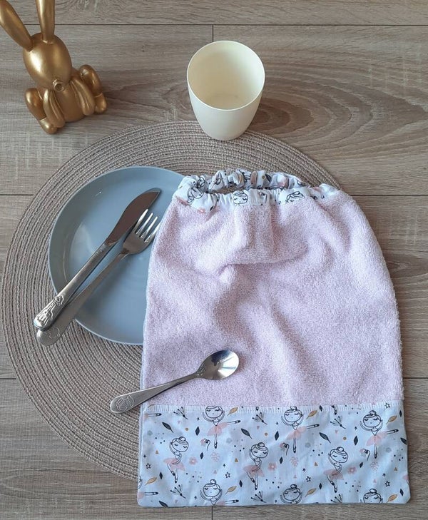 Serviette enfant élastique