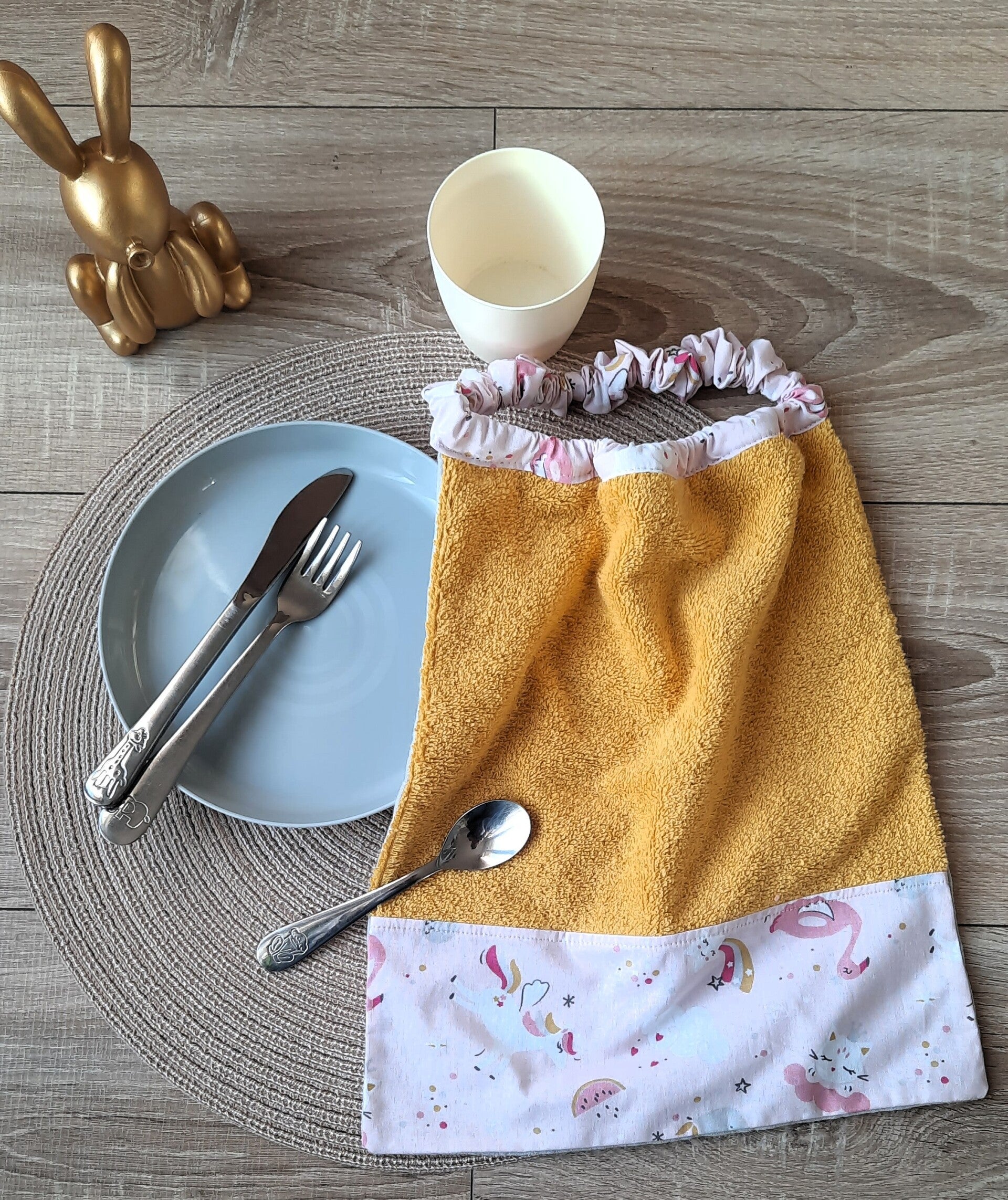 Serviette enfant élastique