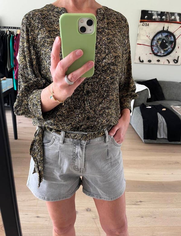 Libby blouse, funky zoo