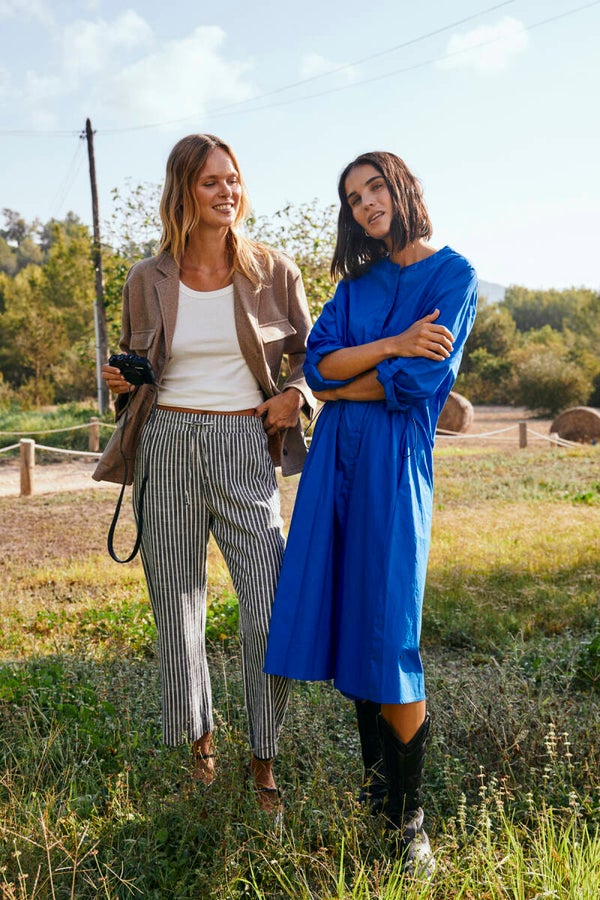 Malay dress, nebulas blue