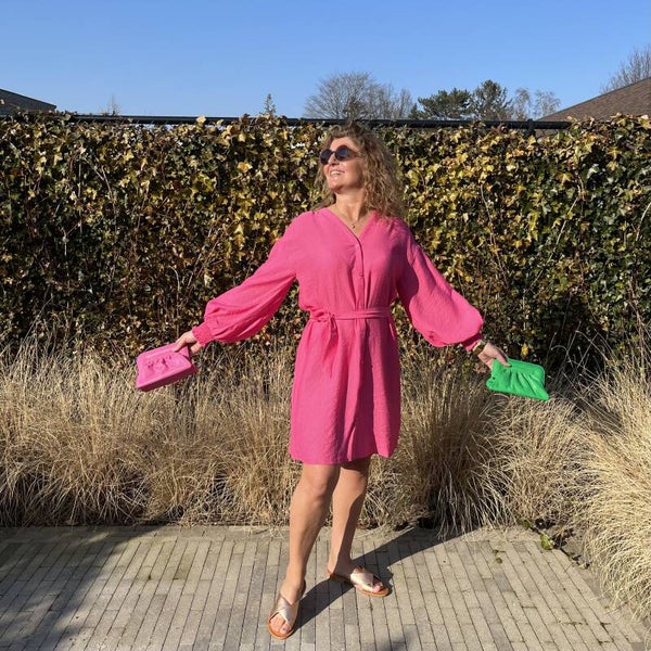 Dress Charlotte, fuchsia