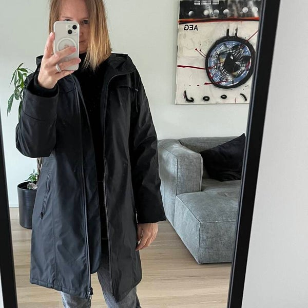 Rain jacket, black
