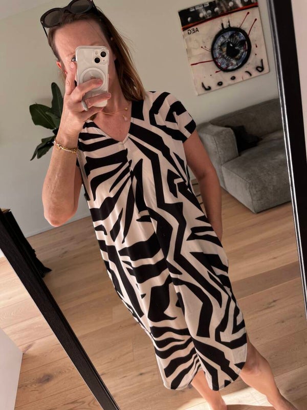 Loi dress, moonbean/black