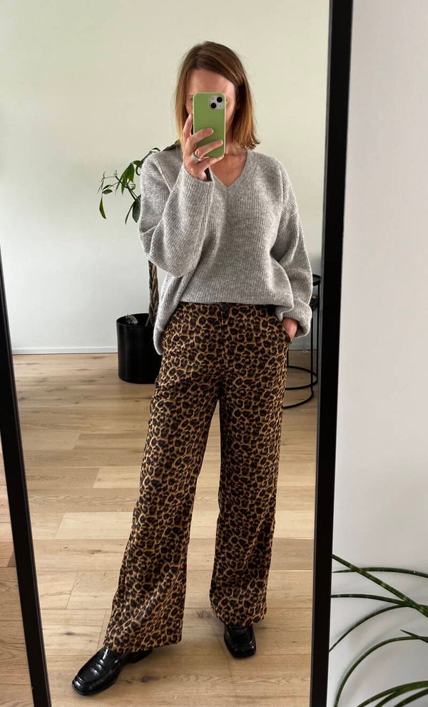 Luna pants, leopard