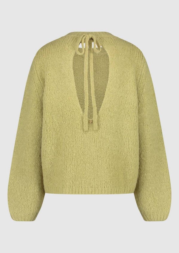 Olivia knit, bamboo green
