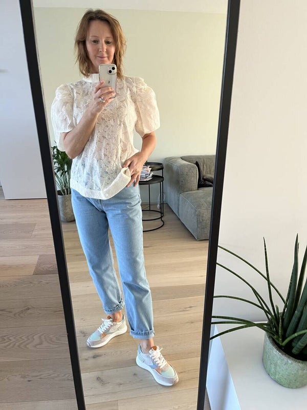 Zomerse jeans, lichtblauw