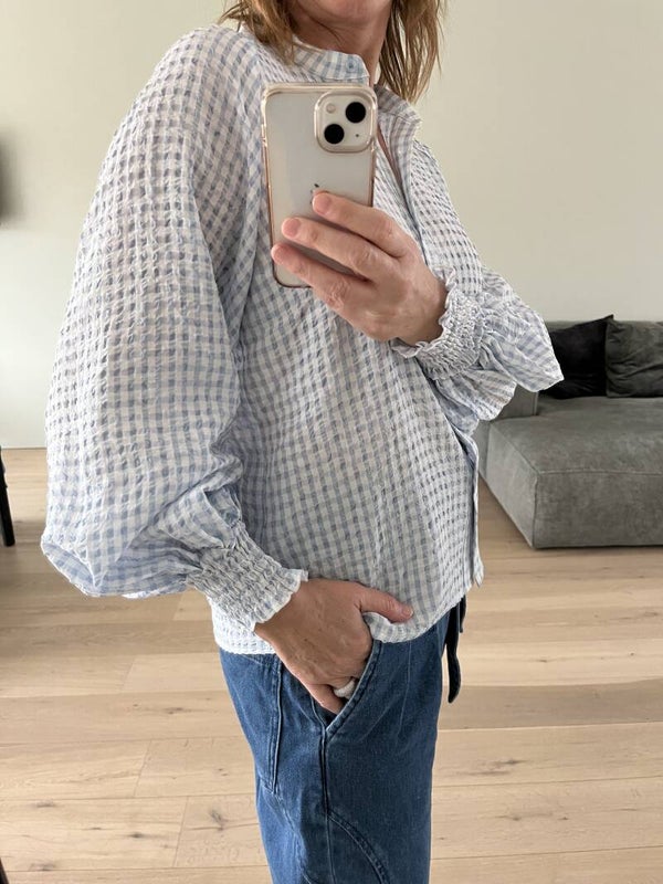 Bloes Ginny, blue check