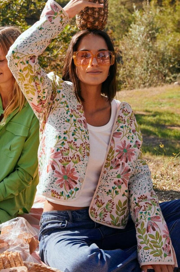 Flowa Jacket, moonbean/hot coral