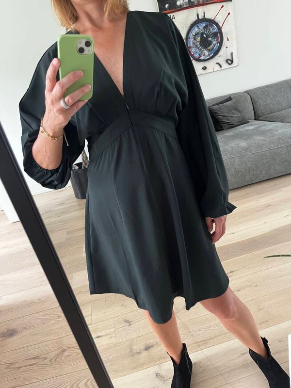 Fryla GZ short dress, jet set green