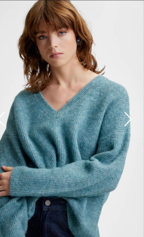 AlphaGZ V pullover, melange blue