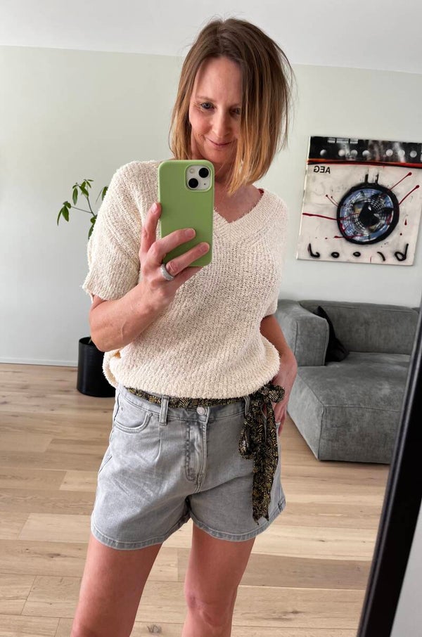 Cinthia knit, soft white