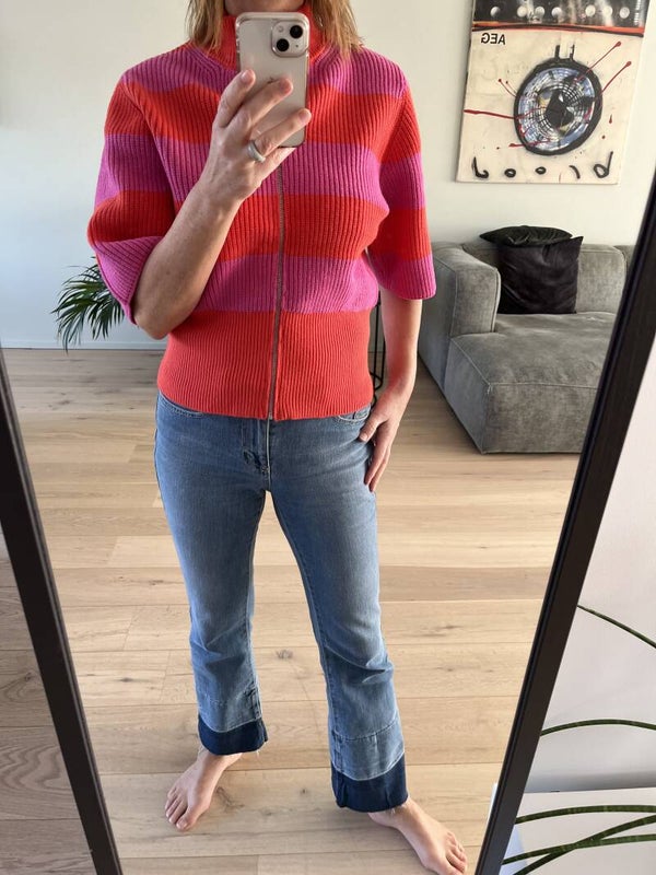 EmblaGZ zipper cardigan