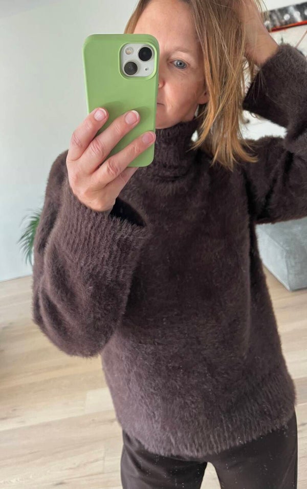 FQMouse pullover, coffee bean