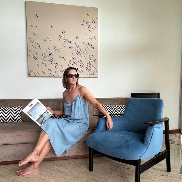 Rosie dress, light blue