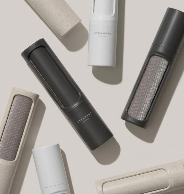 Steamery lint brush, donkergrijs