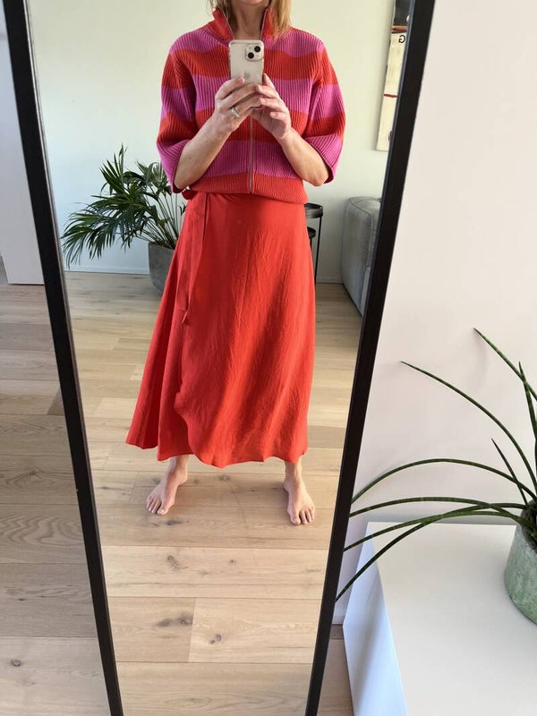 LuellaGZ wikkelrok, rood