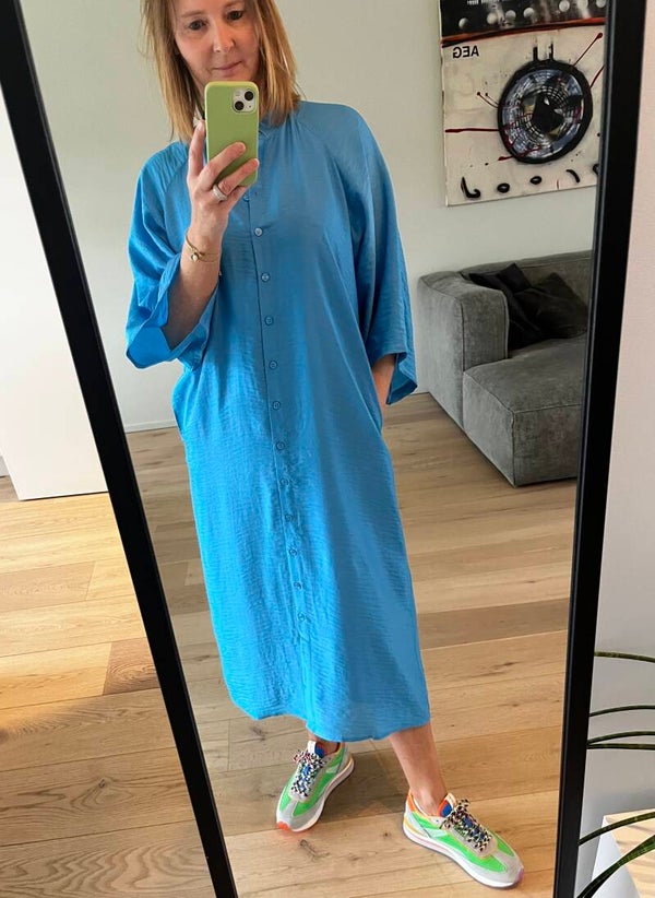 Luella dress, malibu blue