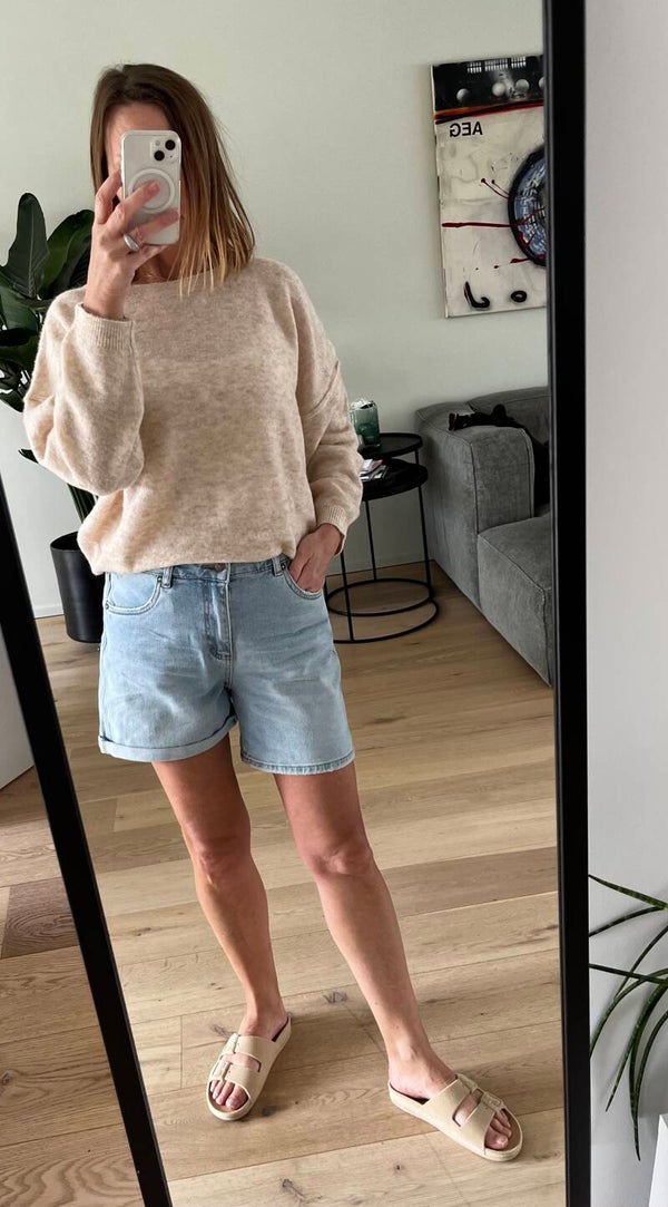 Rosie short, heavenly blue