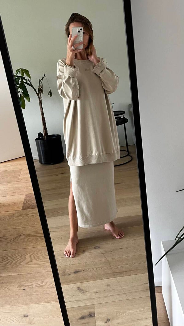 Aya long skirt, island fossil