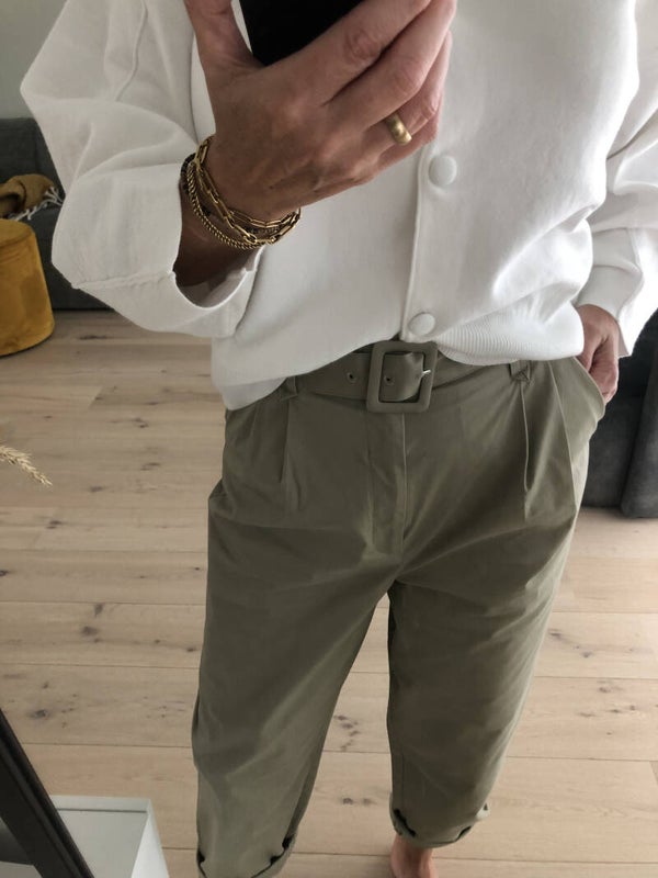 TalliGZ box cardigan, ecru