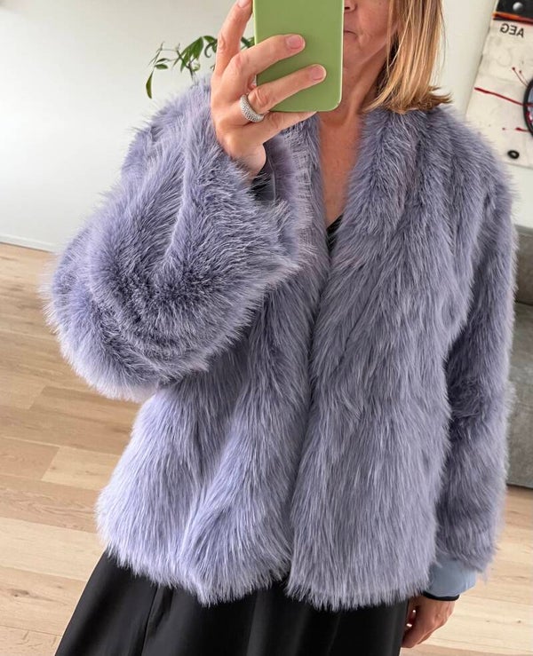 Joni coat, blue/grey