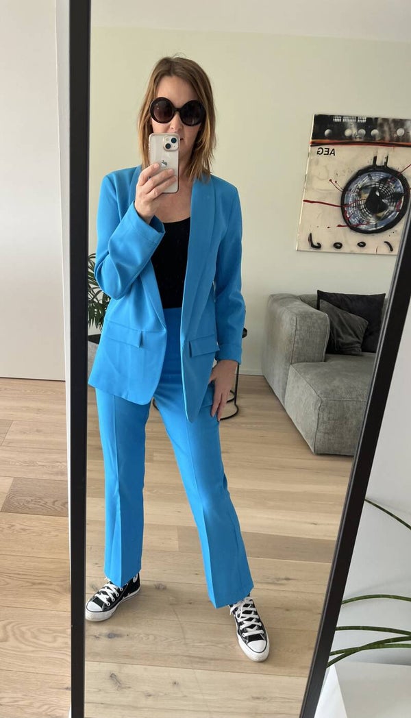 Broek turquoise