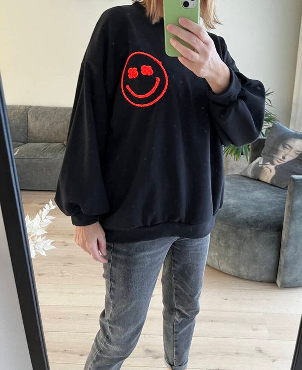 Oversized sweater, black