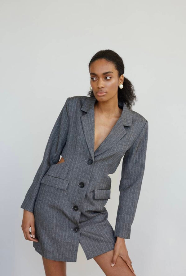 AlinaGZ blazer dress, grey