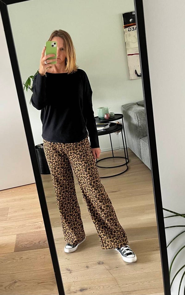 Knitted top Lani, black