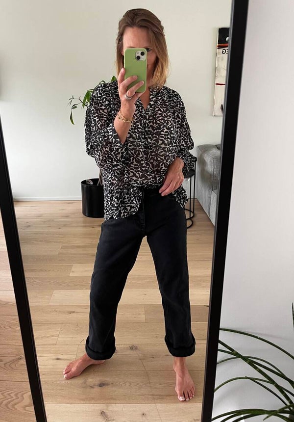 Alison blouse, floral fusion