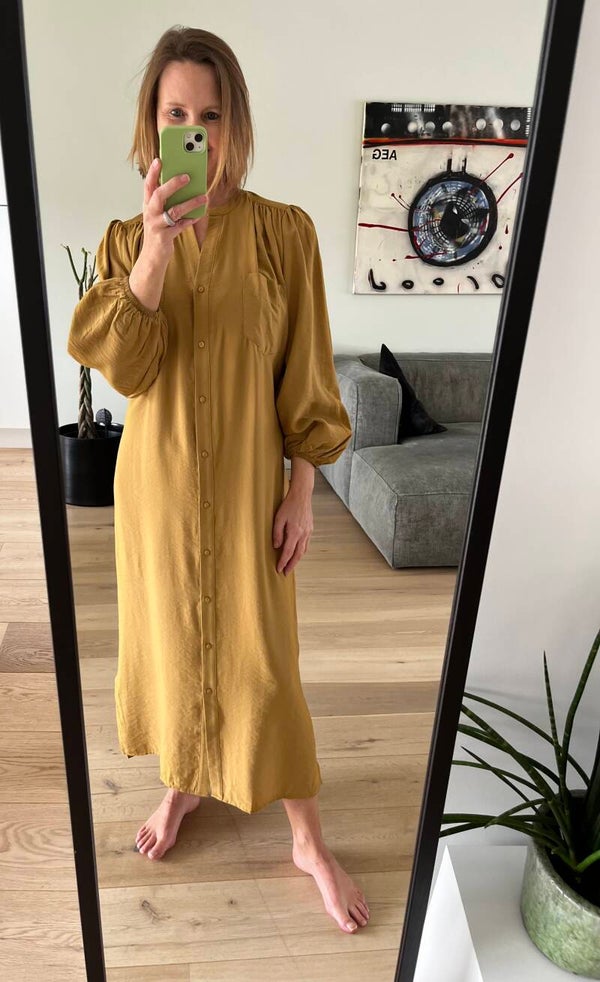 Nika dress, cool camel