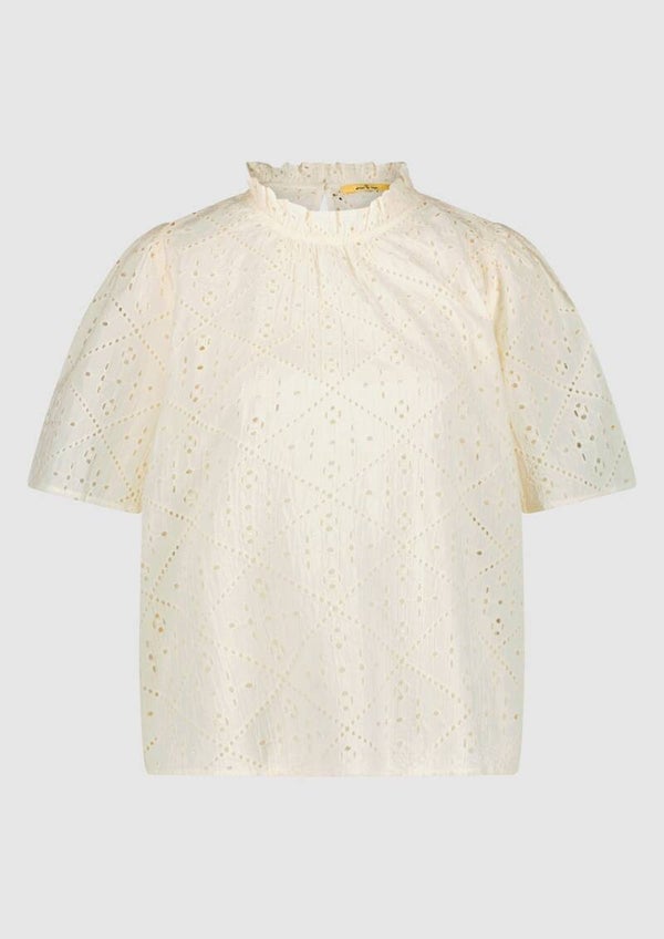 Elysa blouse, soft white