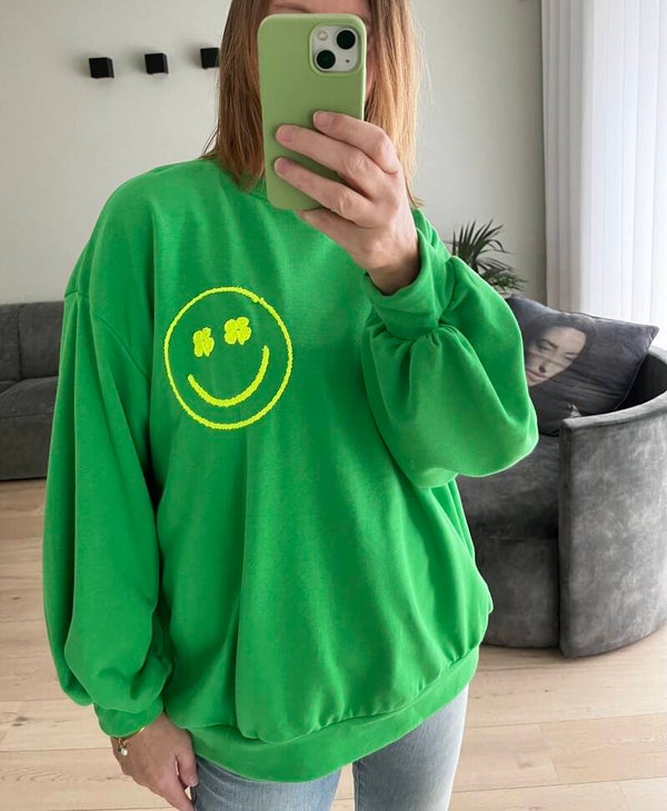 Oversized sweater, green