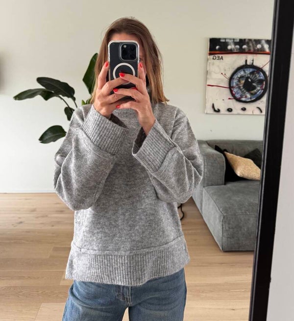 Mulle pullover, medium grey