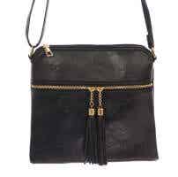 Bag, Lara zip & tassel