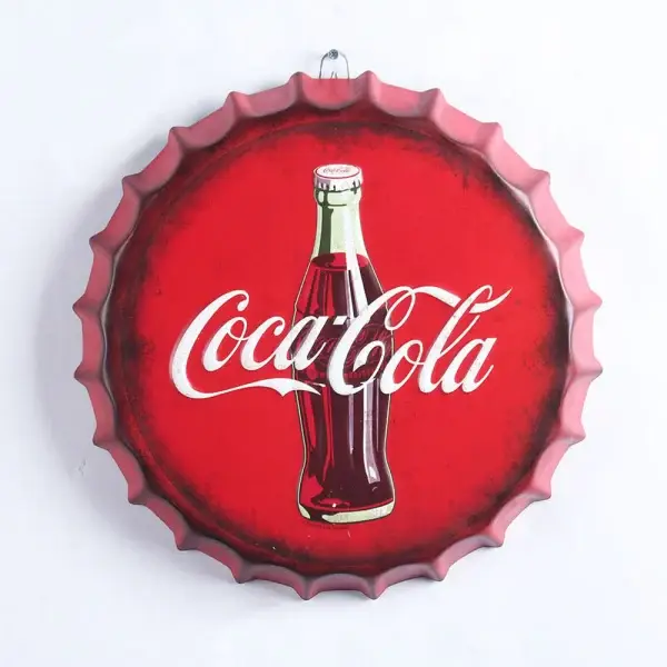 Bottle top wall hanging CocaCola