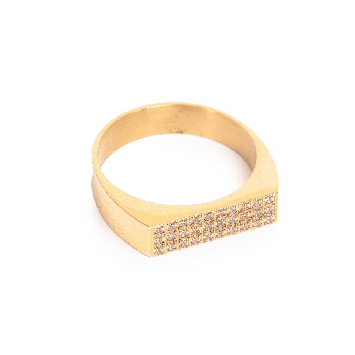 A&C Oslo -  Flat Top CZ Ring