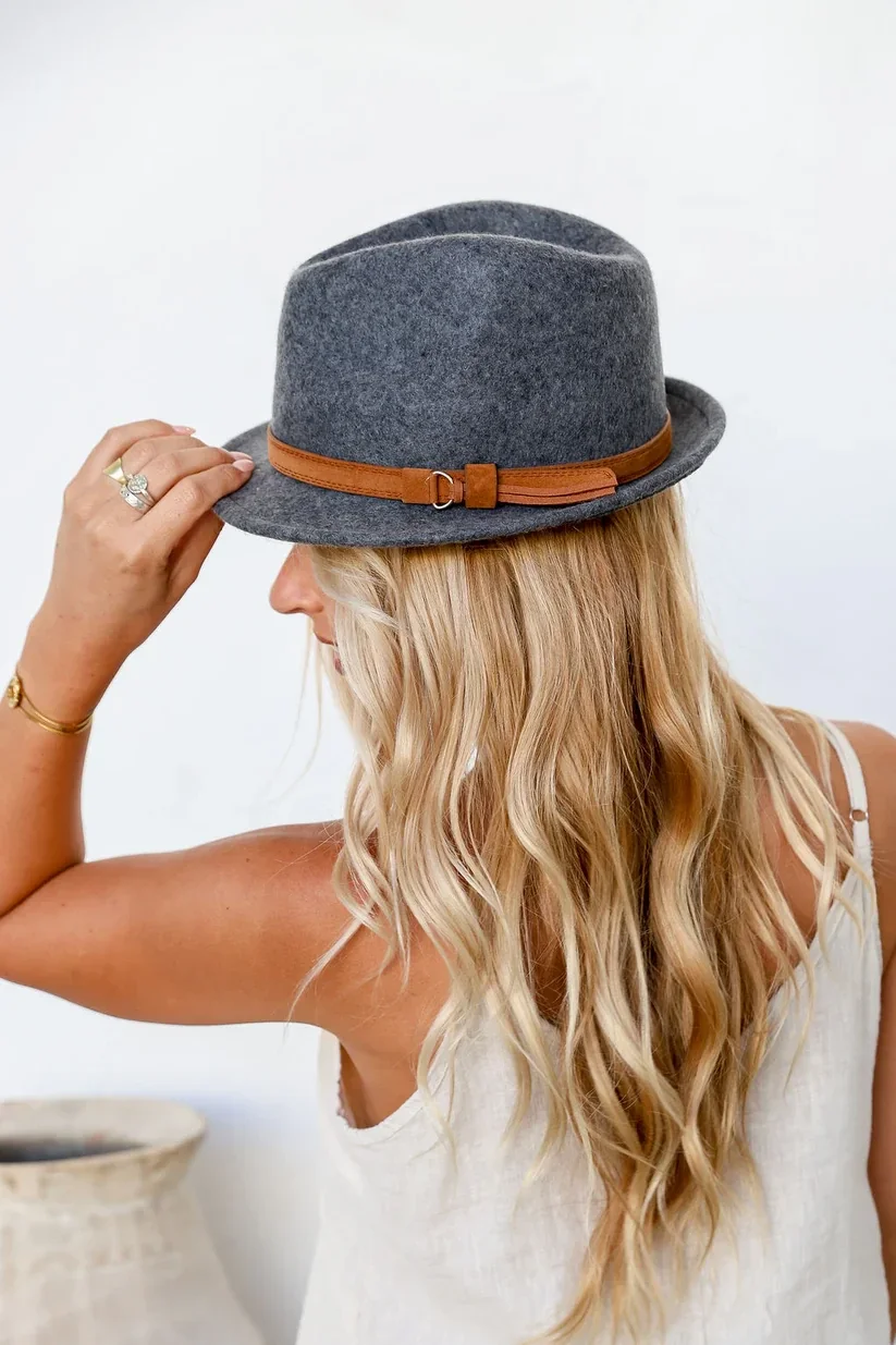 Hat, Dark Grey, Classic