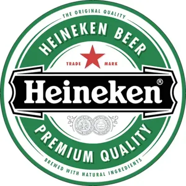 Glass coaster set Heineken