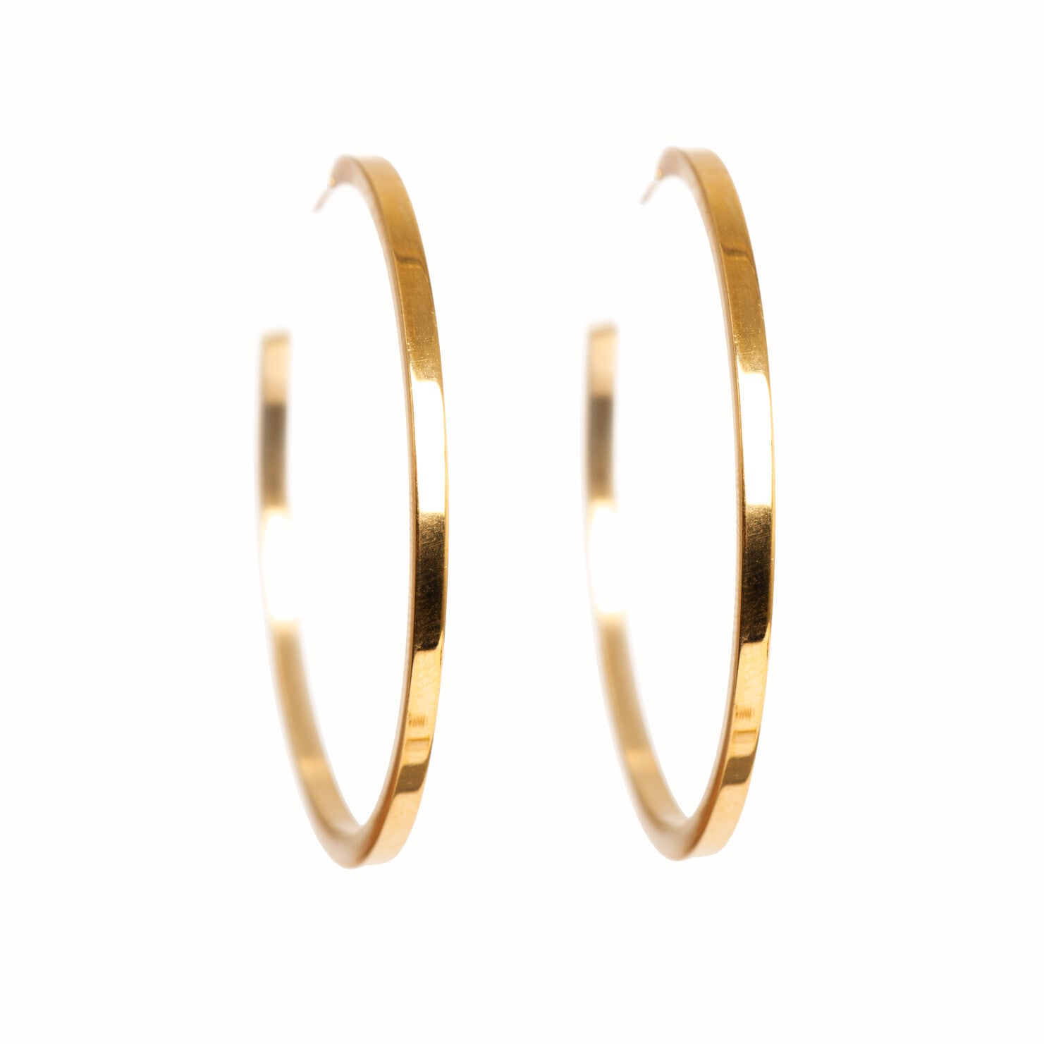 A&C Oslo -  Large Open Hoop Earrings