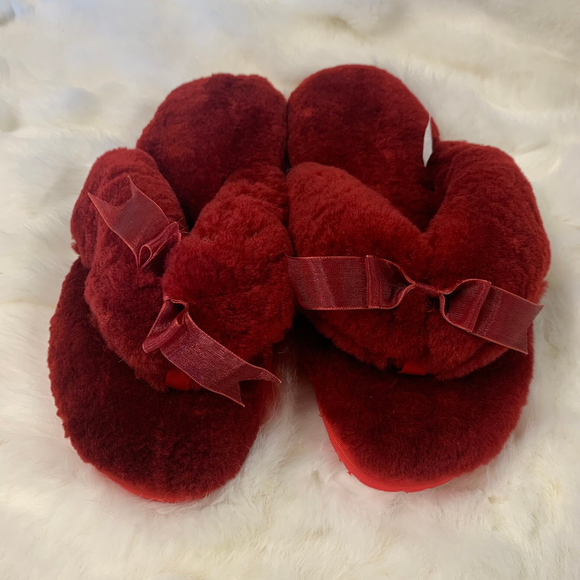 Burgundy - Merino Jandal Slippers