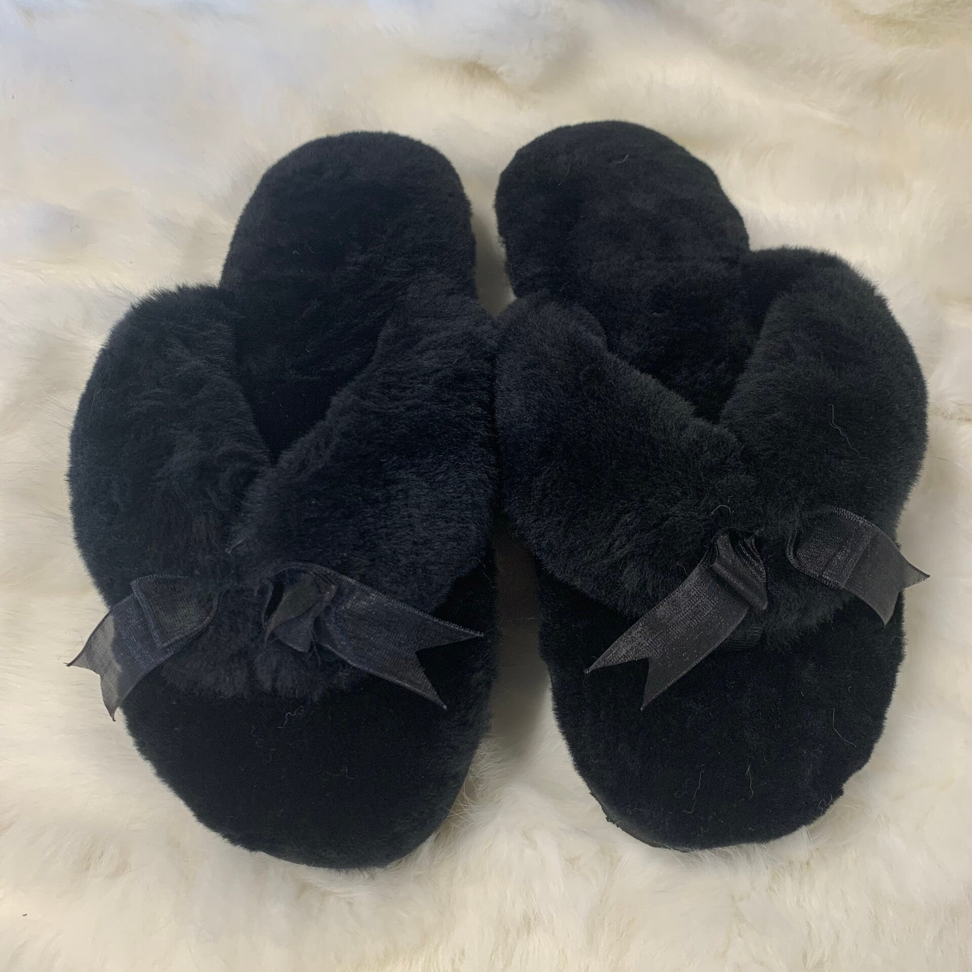 Black - Merino Jandal Slippers