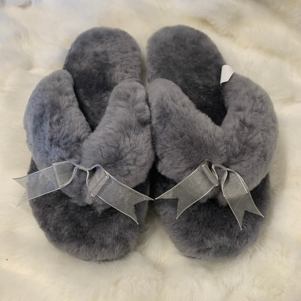 Charcoal - Merino Jandal Slippers