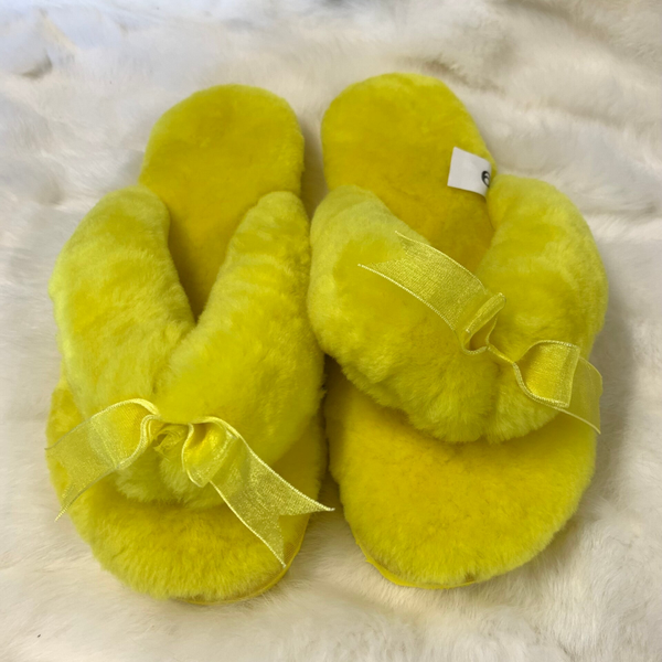 Yellow - Merino Jandal Slippers